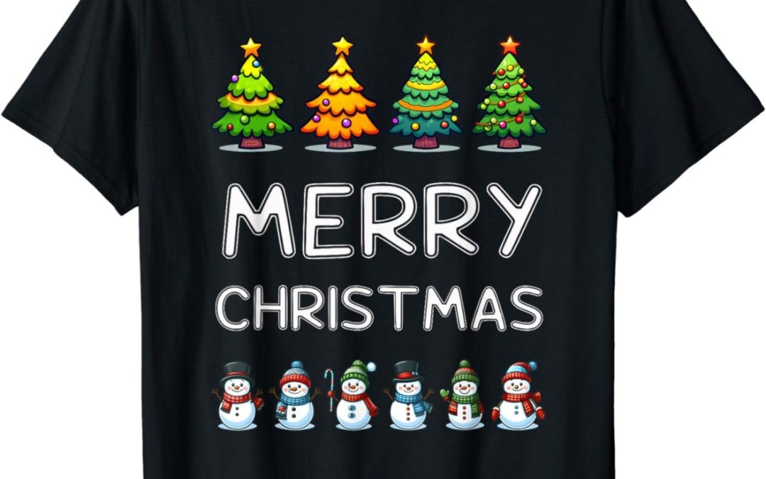 Merry Christmas Xmas Holiday Christmas Trees Xmas festival T-Shirt