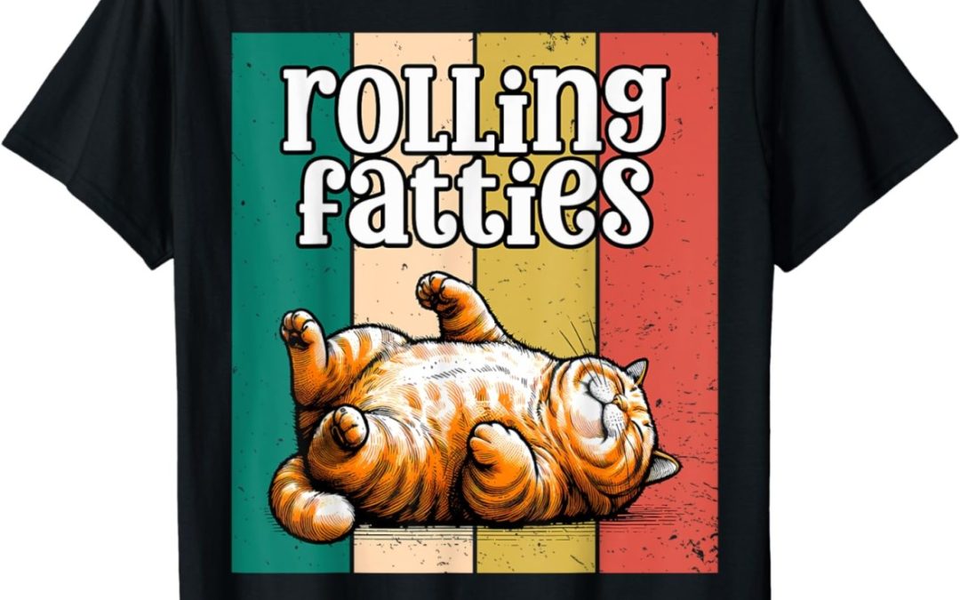 Rolling Fatties Cat T-Shirt