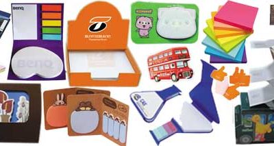 สั่งทำโพสต์อิท สกรีนโลโก้ รับผลิต Post It มีหน้าปก พิมพ์ชื่อบริษัท ข้อความ กระดาษโน้ตกาวในตัว ไดคัทตามแบบ