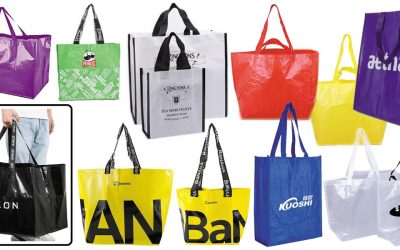 ถุงกระสอบพลาสติก สกรีนโลโก้ รับทำกระเป๋าผ้าลดโลกร้อน ถุงผ้าพร้อมพิมพ์ตามแบบ