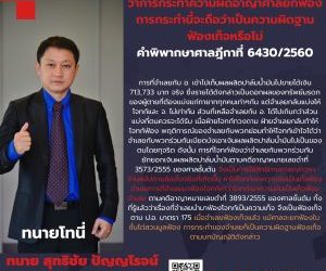 การนำเอาความอันเป็นเท็จฟ้องผู้อื่น